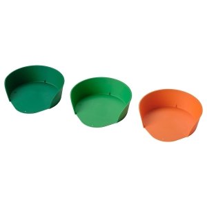 Preparation bowl, mixed colours, 18 cm x 3 pack